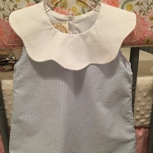 TBBC 6/12 month Seersucker dress